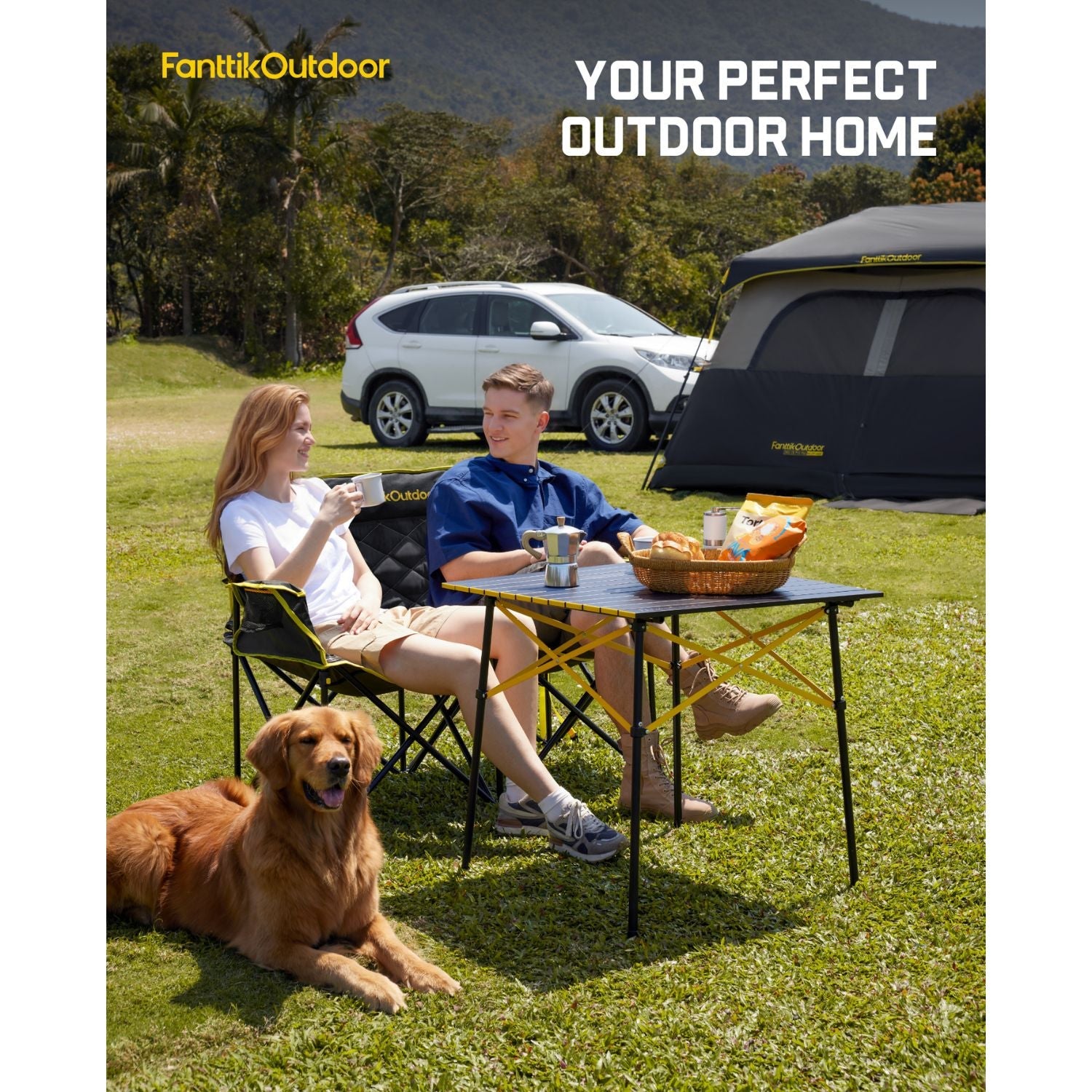 FanttikOutdoor Zeta L11 Duo Pro Double Camping Chair