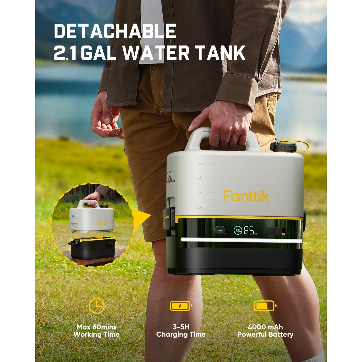 Fanttik NB10 Nano Cordless Pressure Washer
