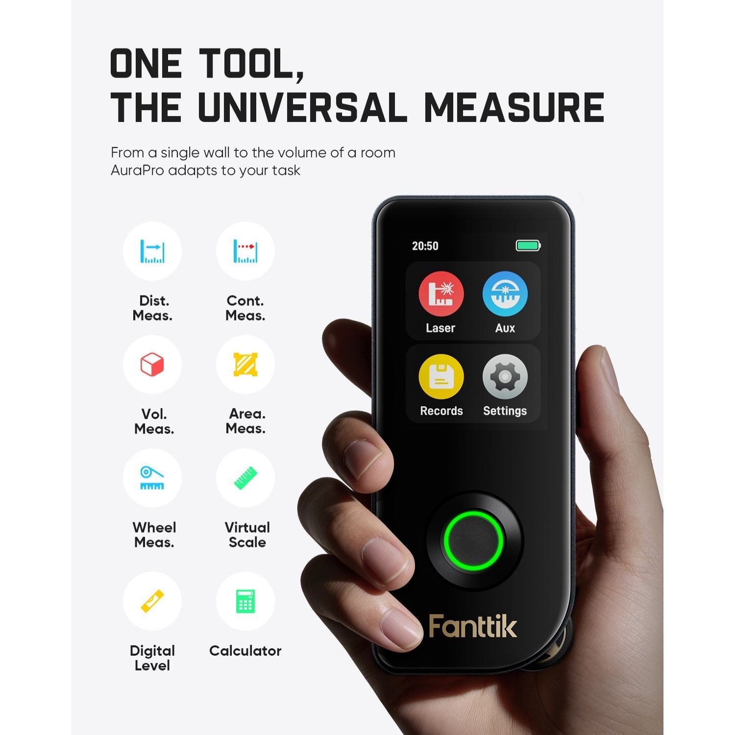 Fanttik A11 Ultra 3-in-1 Laser Distance Meter