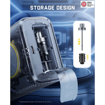 Fanttik X9 Pro Tire Inflator Mechanical Gray