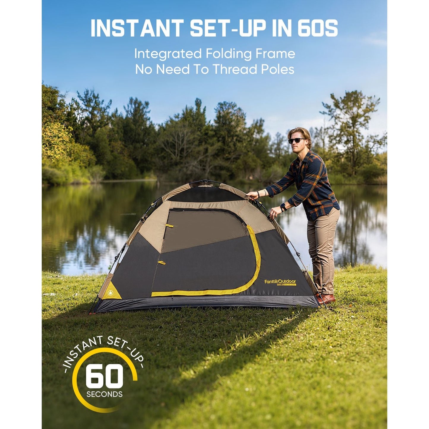 FanttikOutdoor Zeta C2/C3/C4 Dome Tent