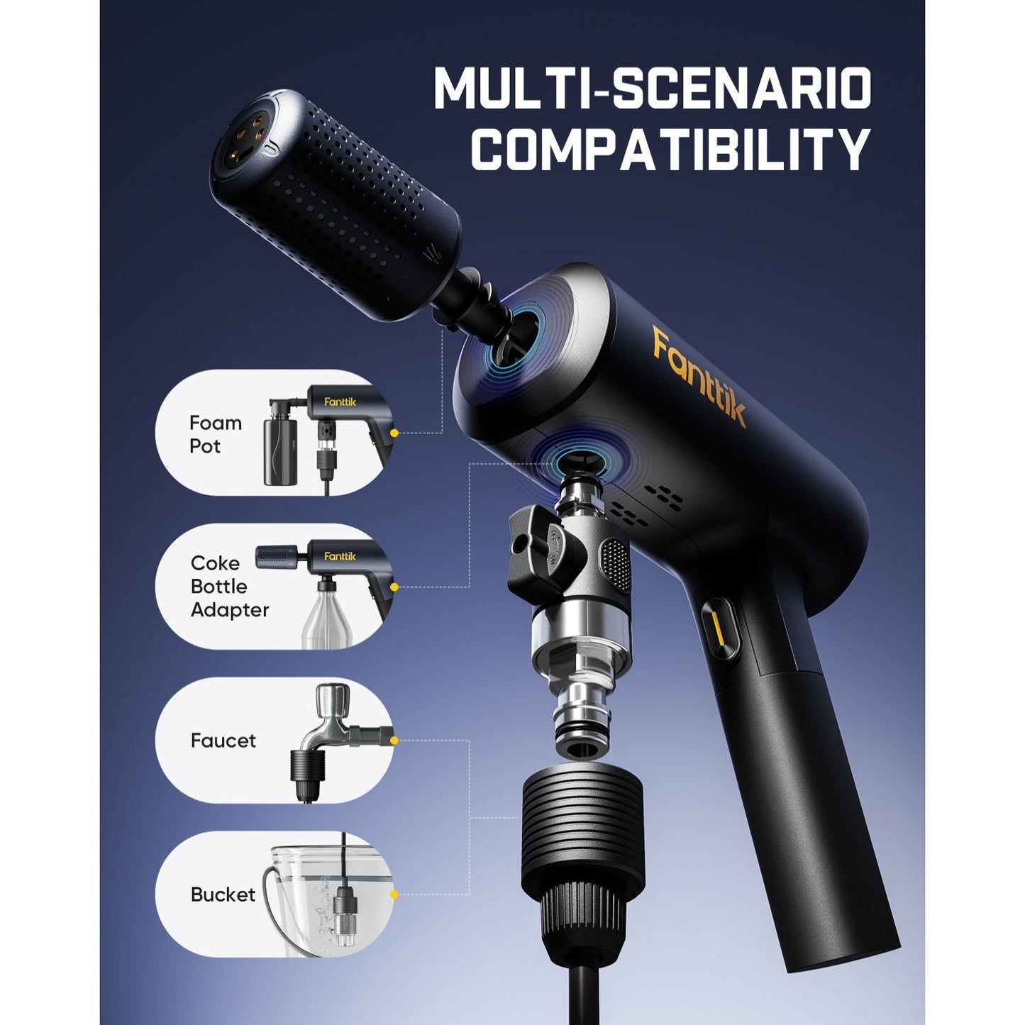 Fanttik NB10 Flip Cordless Pressure Washer Gun
