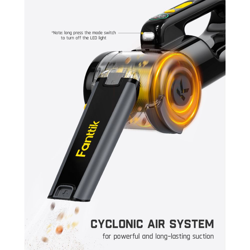 Fanttik X8 APEX EV Tire Inflator and V10 APEX Foldable Car Vacuum