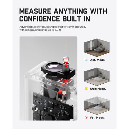 Fanttik A11 Ultra 3-in-1 Laser Distance Meter