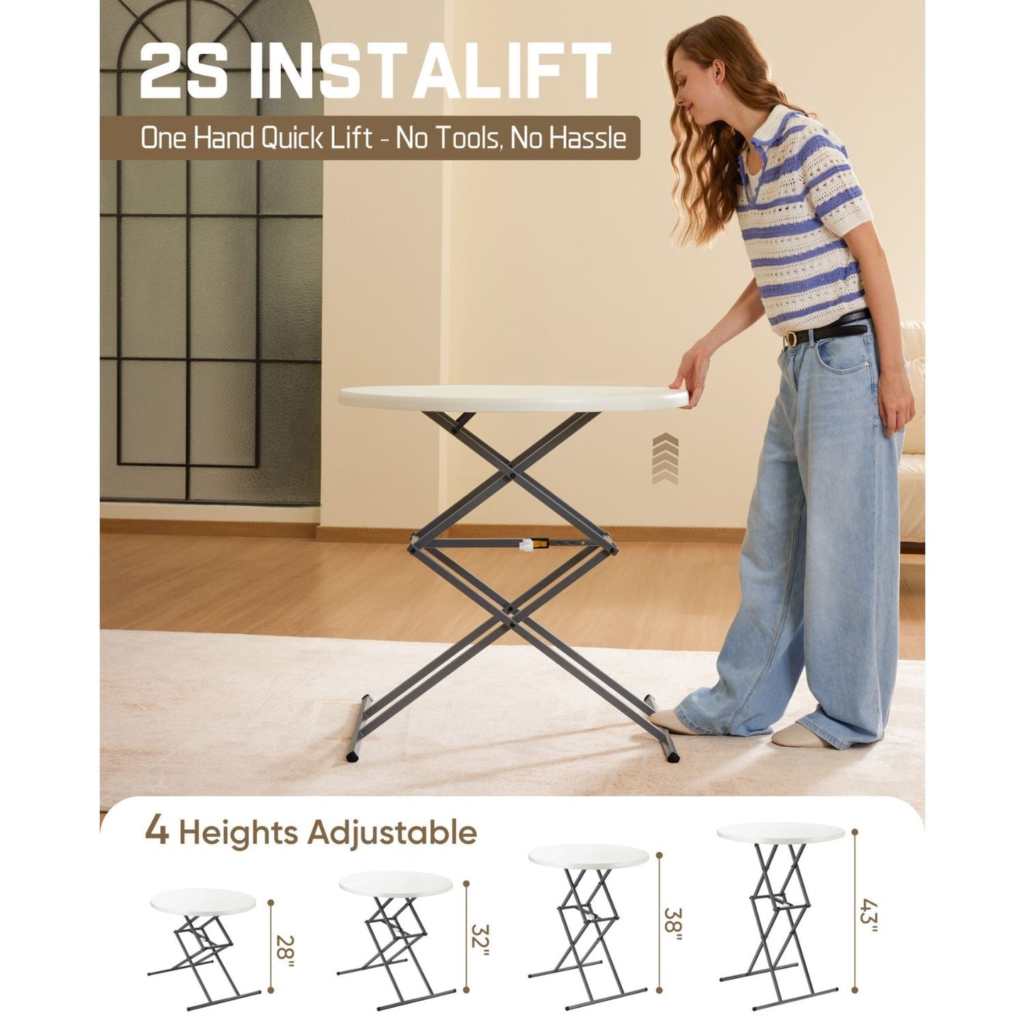 FanttikOutdoor Zeta O3 Pro 32" Folding Table