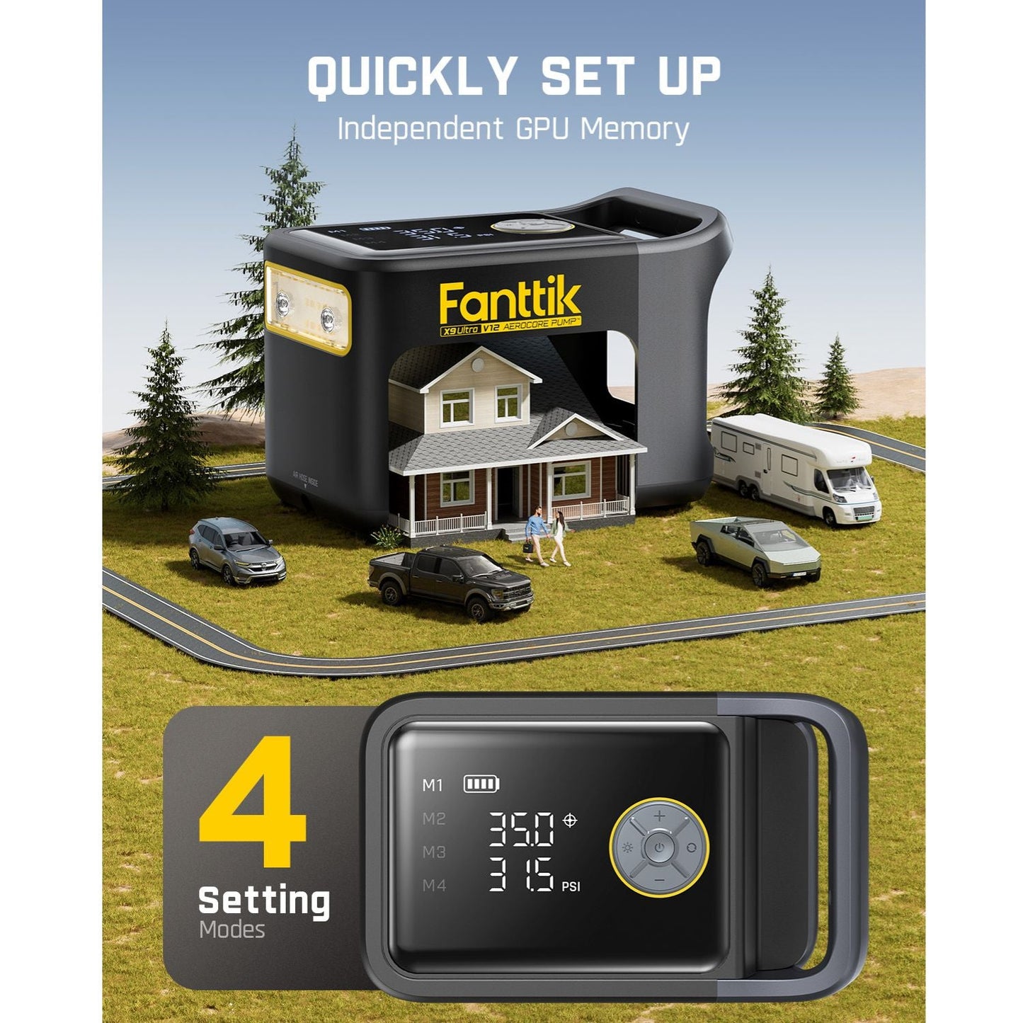 Fanttik X9 Ultra® Tire Inflator