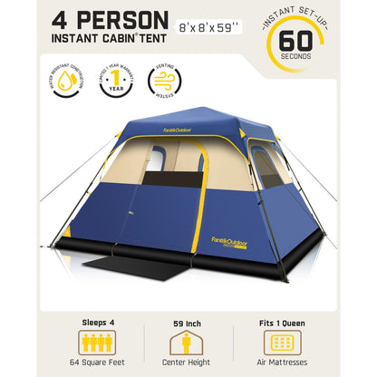 FanttikOutdoor Zeta C4 Pro Camping Tent