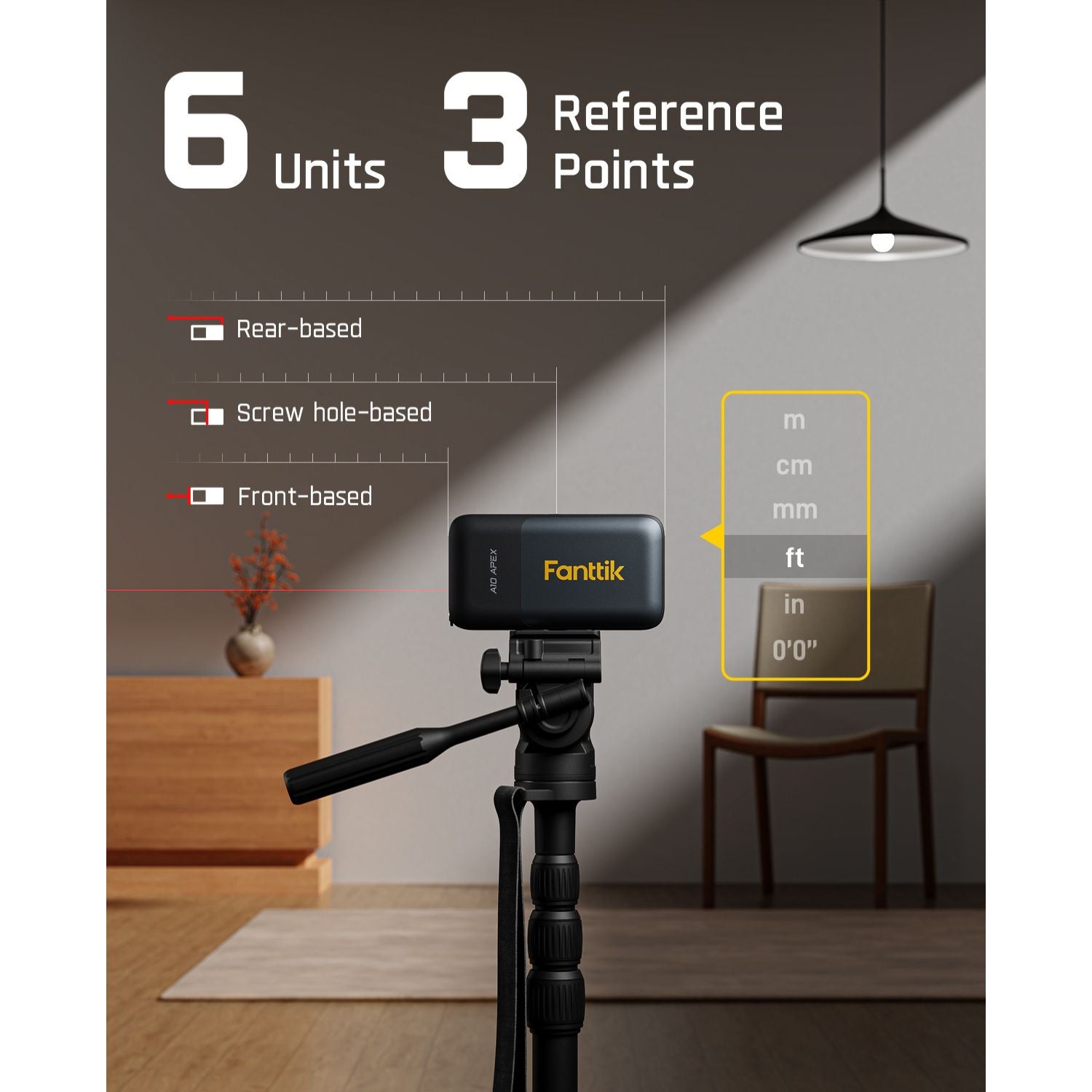 Fanttik A10 Apex 3-in-1 Laser Distance Meter