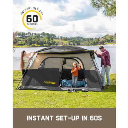 FanttikOutdoor Zeta C6 Pro Max 6 Person Camping Tent