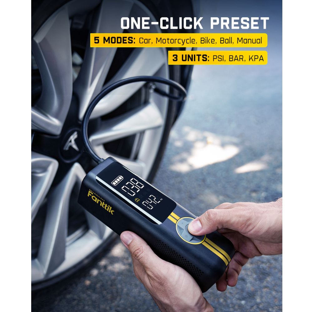Fanttik X8 APEX EV Tire Inflator and Slim V8 APEX Car Vacuum