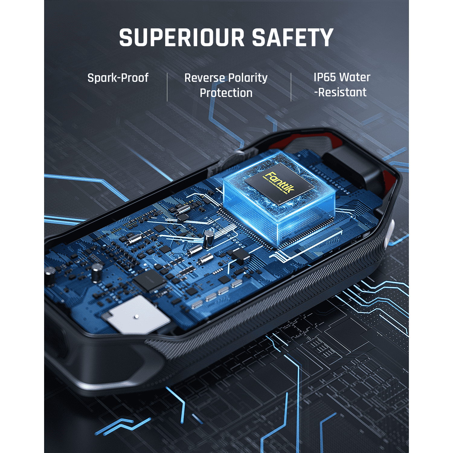 Fanttik T8 1300 Amp Jump Starter