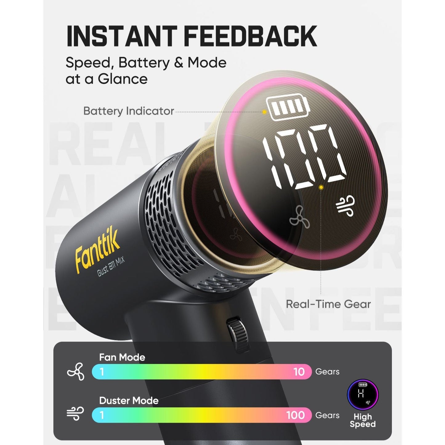 Fanttik B11 Mix 2-in-1 Electric Air Duster
