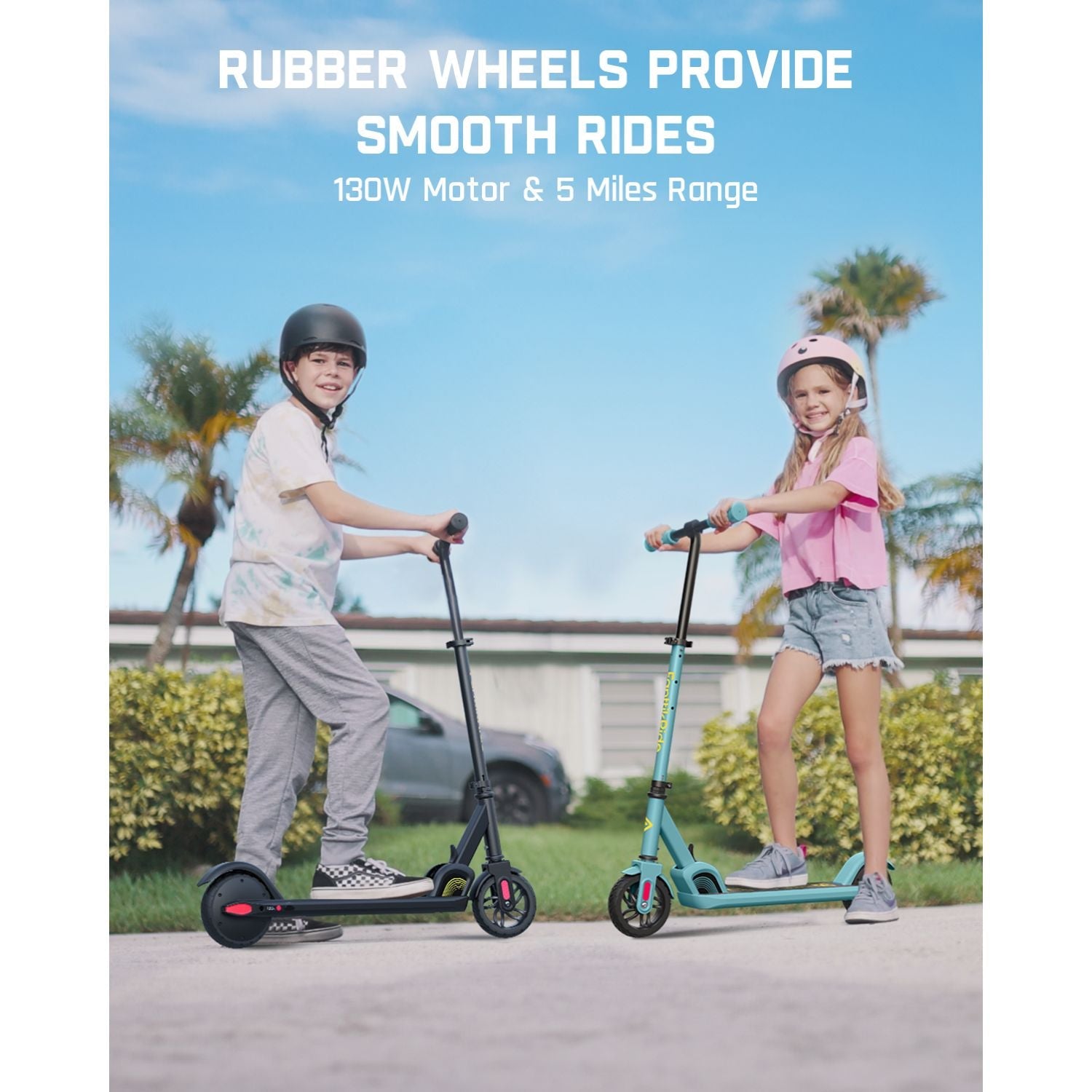 FanttikRide C9 Electric Scooter for Kids Blue