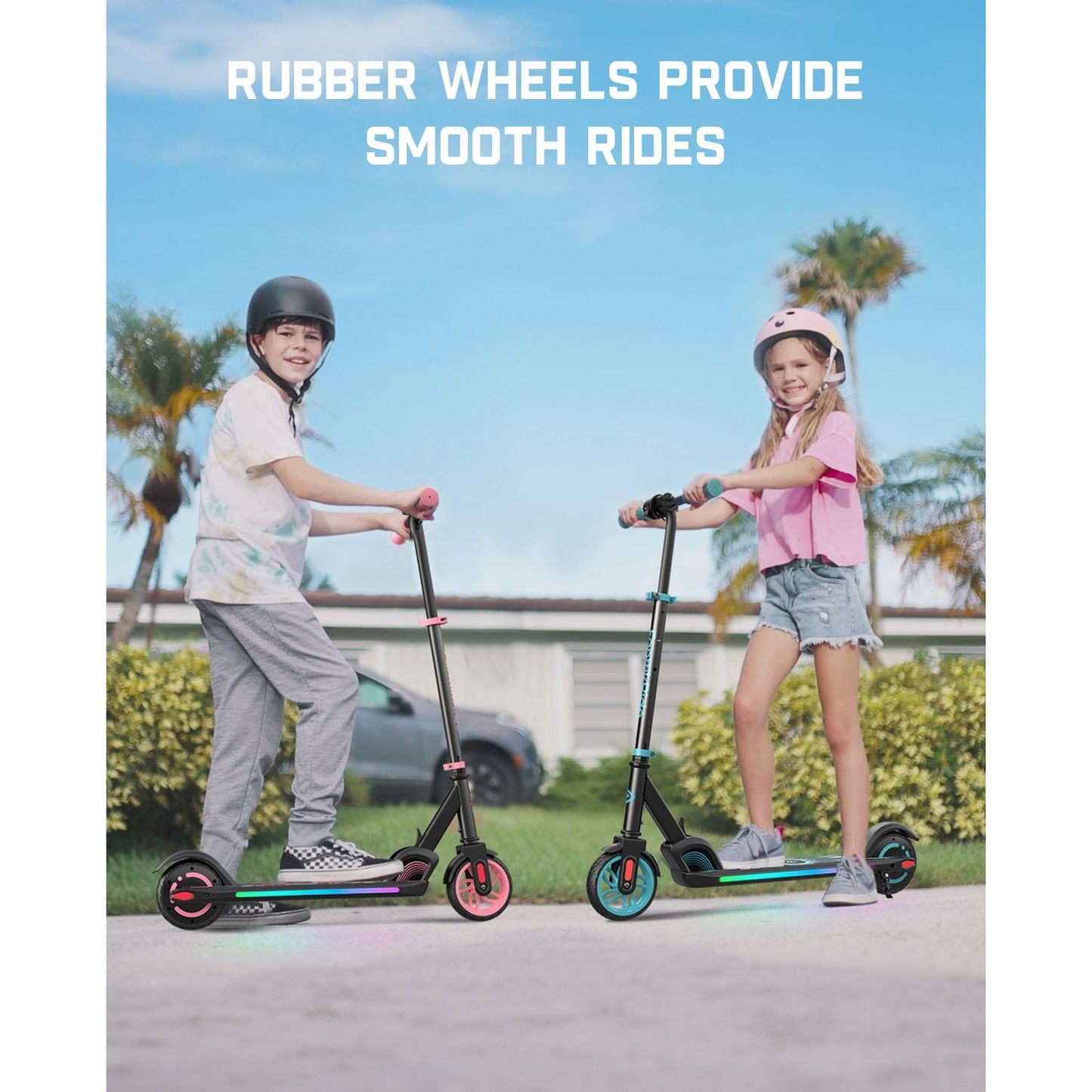 FanttikRide C9 Apex Electric Scooter for Kids Blue