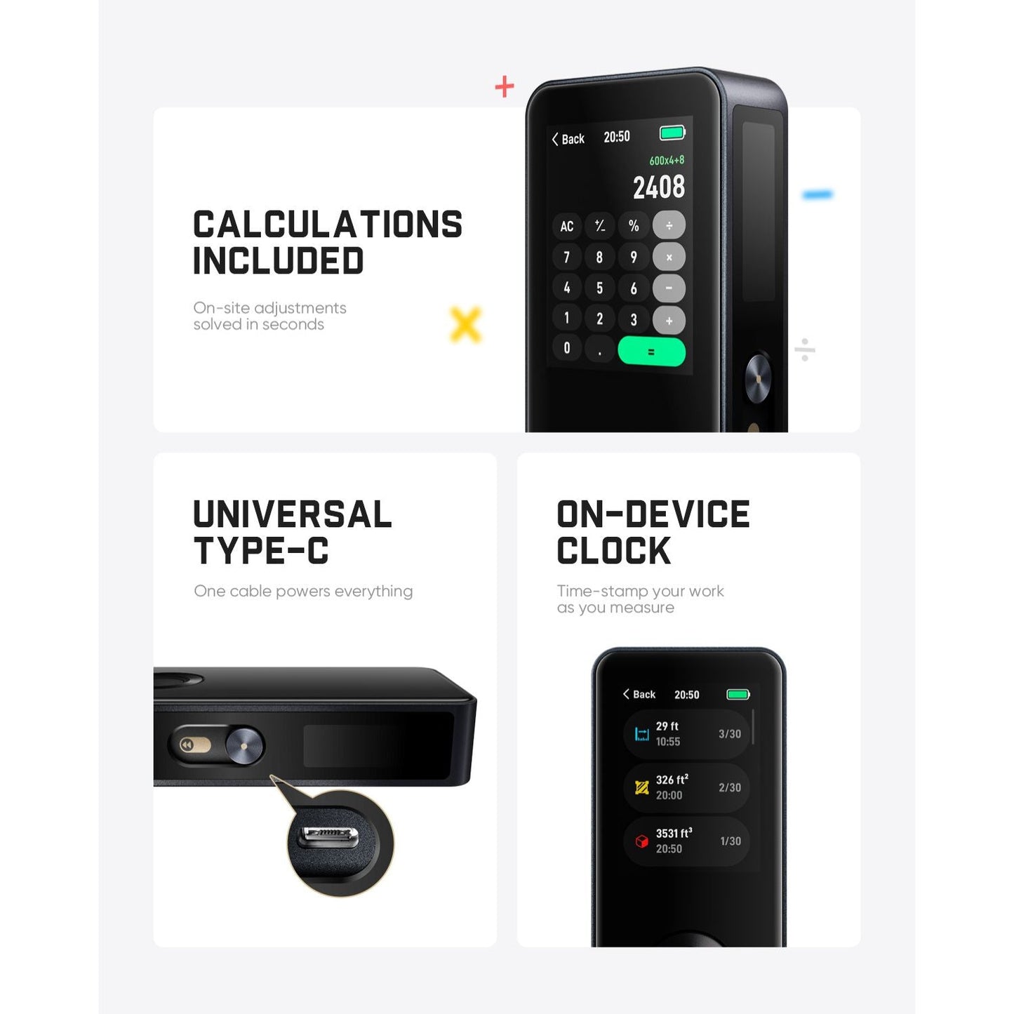 Fanttik A11 Ultra 3-in-1 Laser Distance Meter