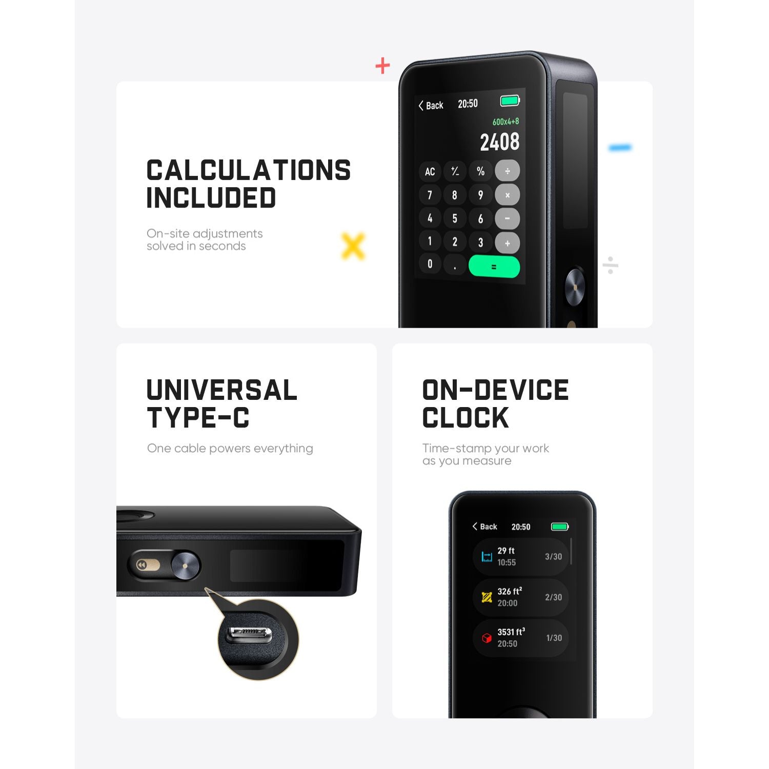 Fanttik A11 Ultra 3-in-1 Laser Distance Meter