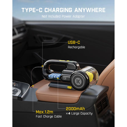 Fanttik X8 APEX EV Tire Inflator and V10 APEX Foldable Car Vacuum