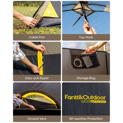 FanttikOutdoor Zeta C2/C3/C4 Dome Tent