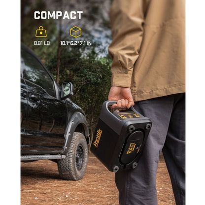 Fanttik X9 Ultra Tire Inflator and V10 APEX Foldable Car Vacuum