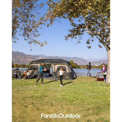 FanttikOutdoor Zeta C12 Pro Max 12 Person Camping Tent