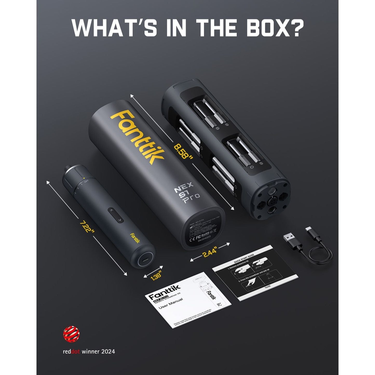Fanttik S1 Pro Cordless Electric Screwdriver