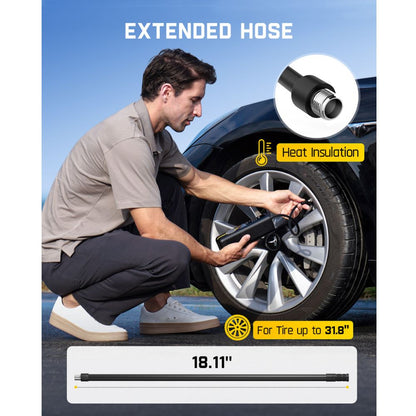 Fanttik X8 APEX EV Tire Inflator and V10 APEX Foldable Car Vacuum