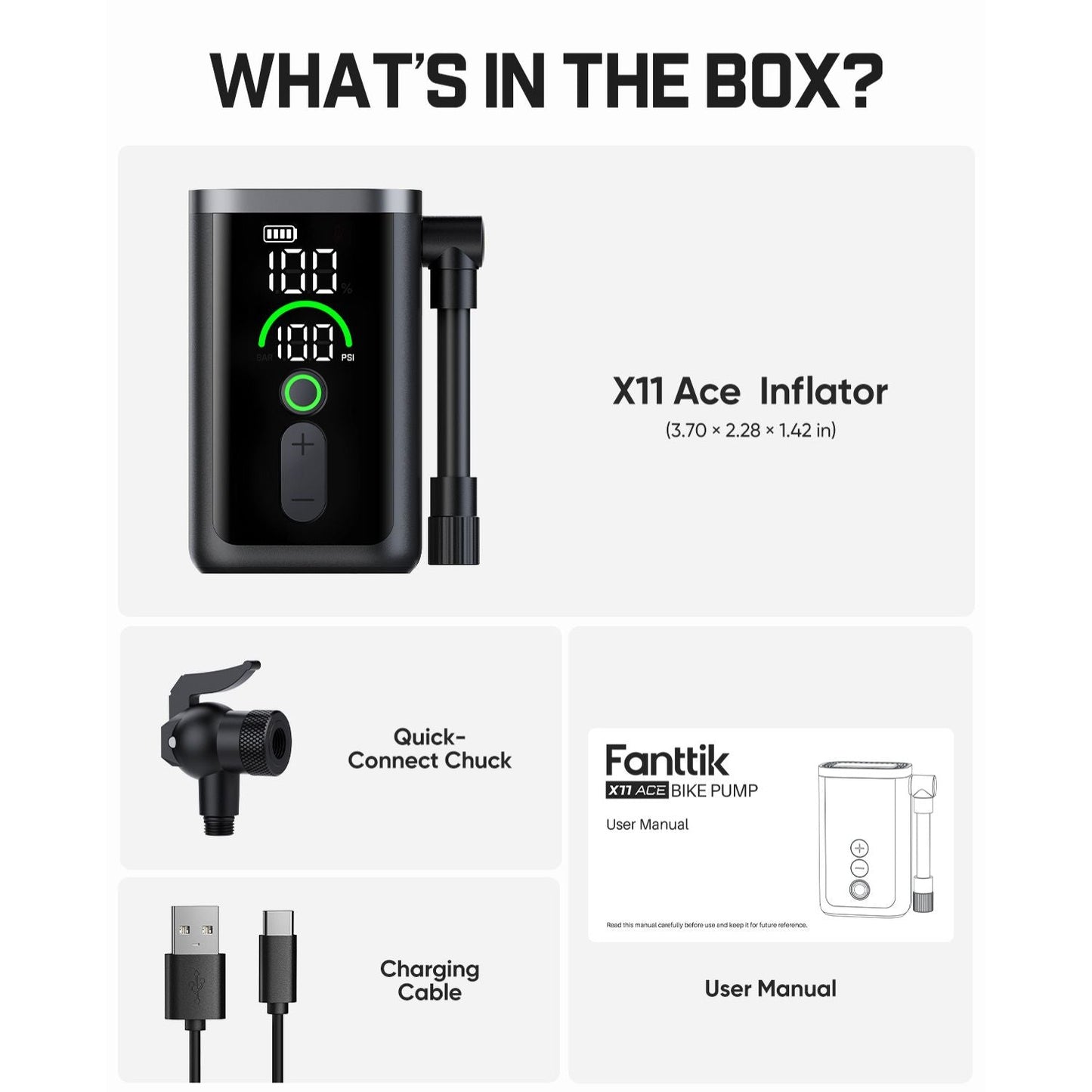 Fanttik X11 Ace Bike Pump