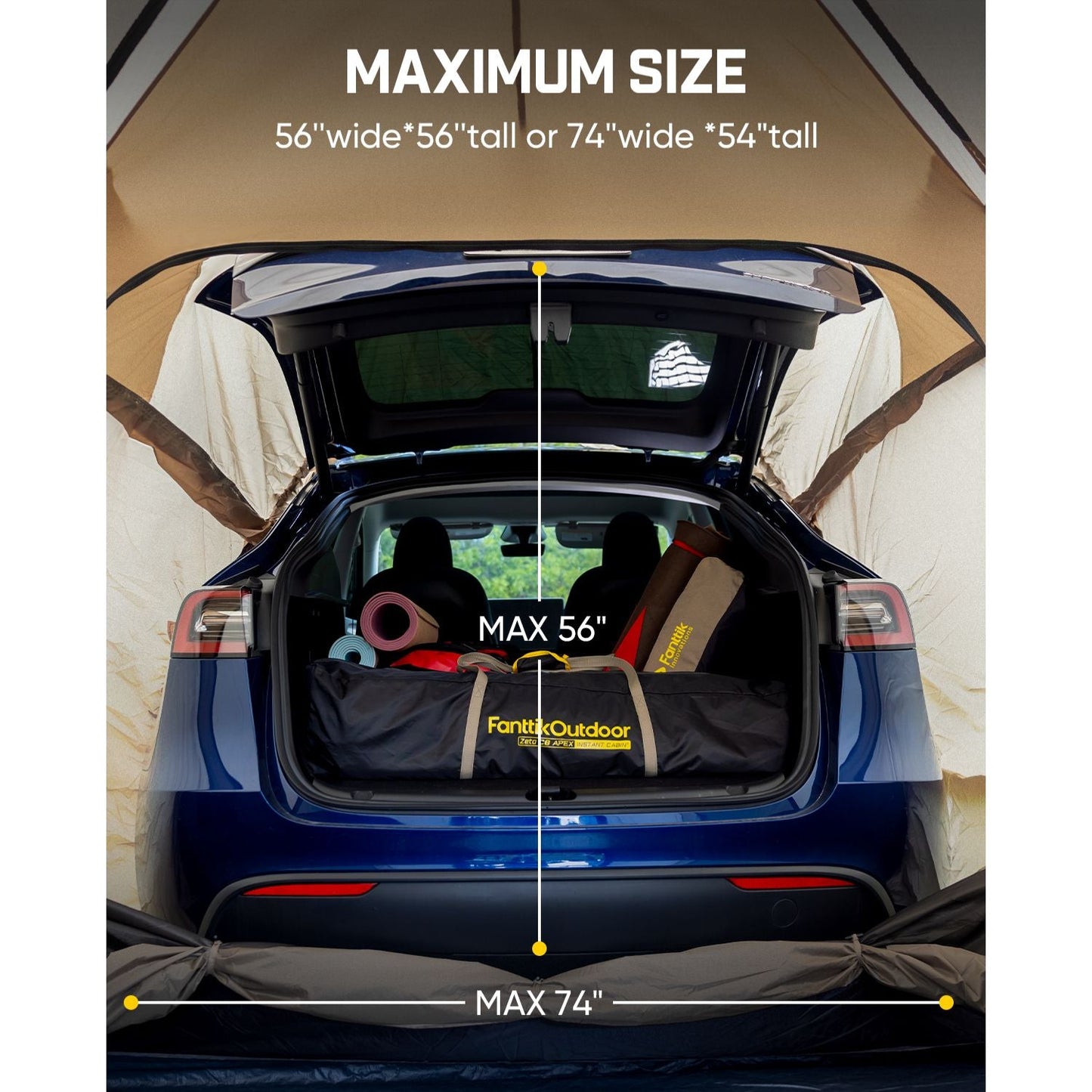 FanttikOutdoor Beta C6 Apex SUV Tent