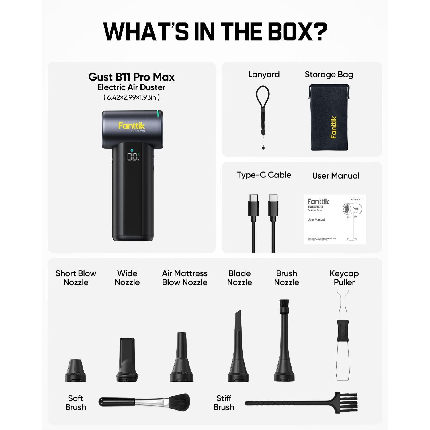 Fanttik B11 Pro Max Electric Air Duster