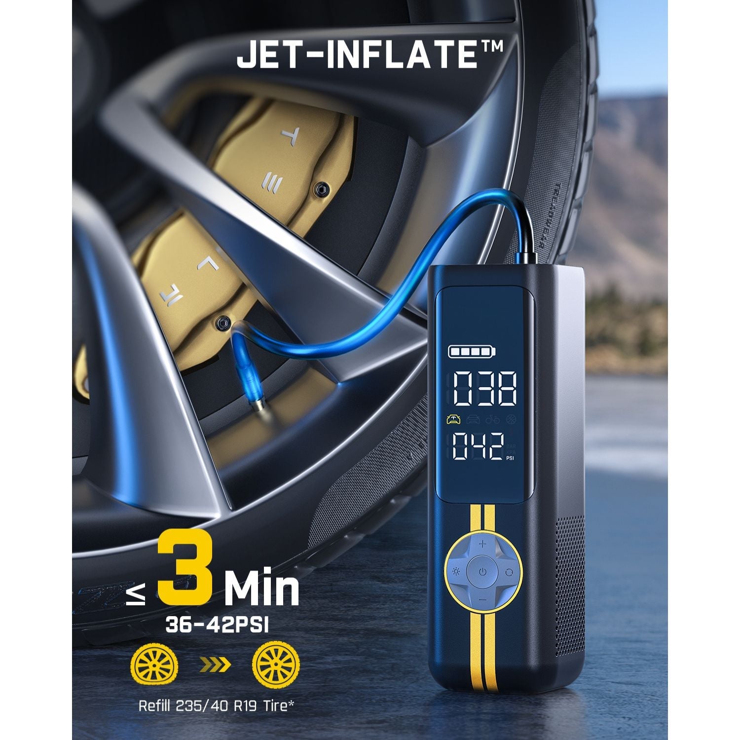 Fanttik X8 APEX EV Tire Inflator and Slim V8 APEX Car Vacuum