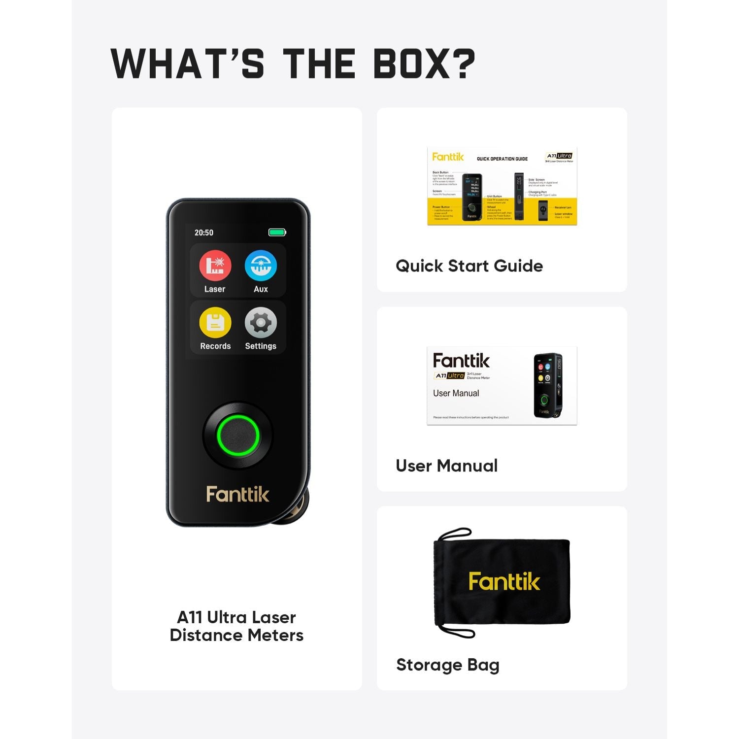 Fanttik A11 Ultra 3-in-1 Laser Distance Meter