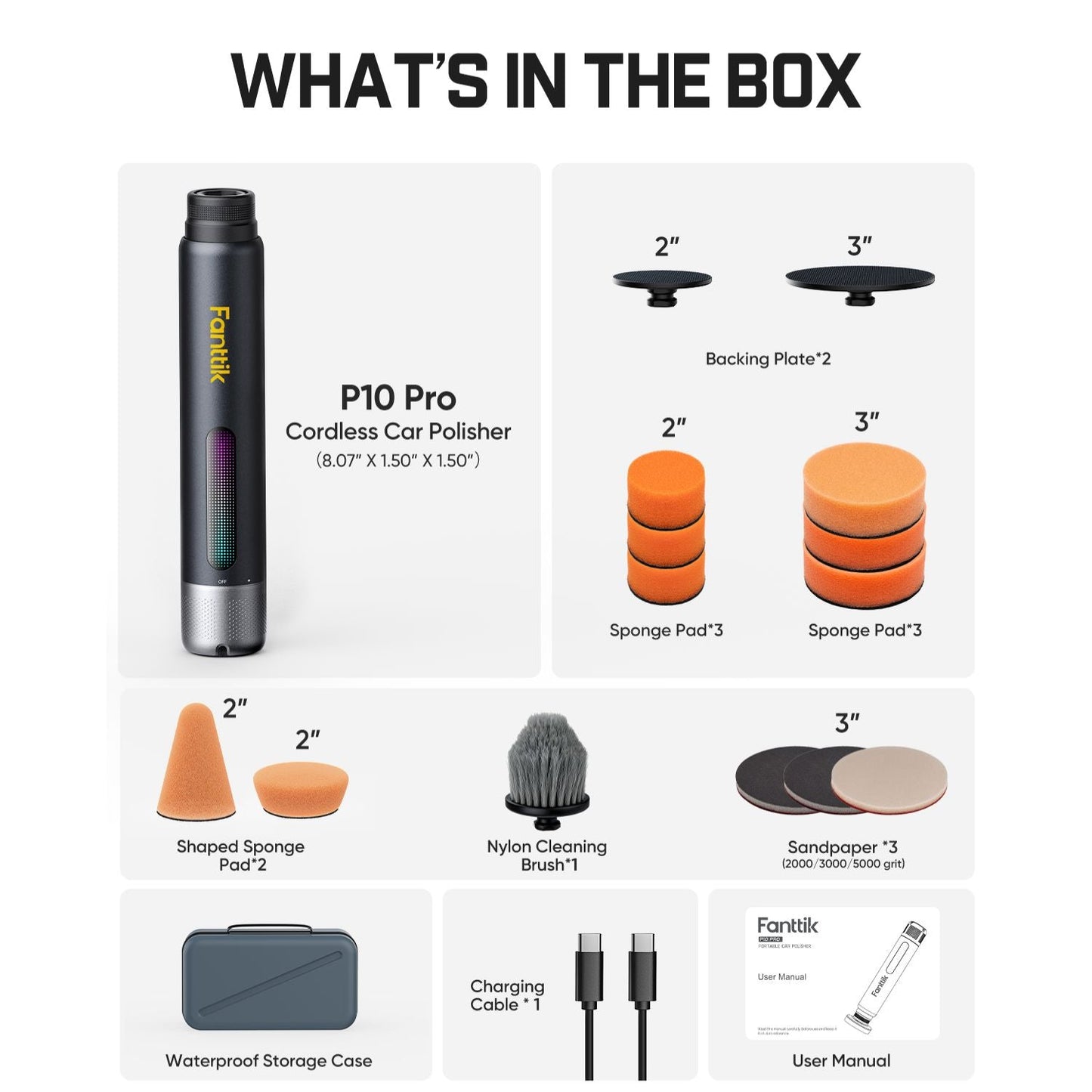 Fanttik P10 Pro Mini Car Buffer Polisher