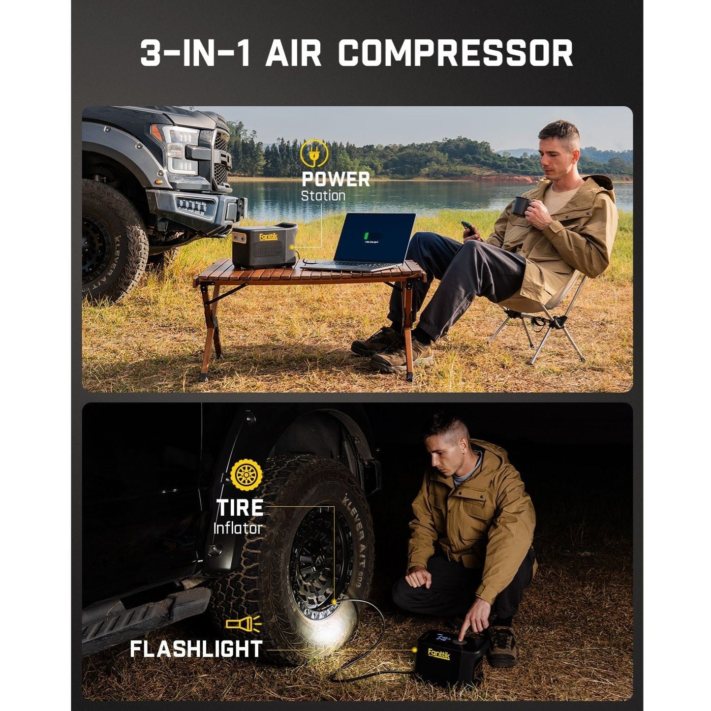 Fanttik X9 Ultra Tire Inflator and X8 APEX™ Tire Inflator