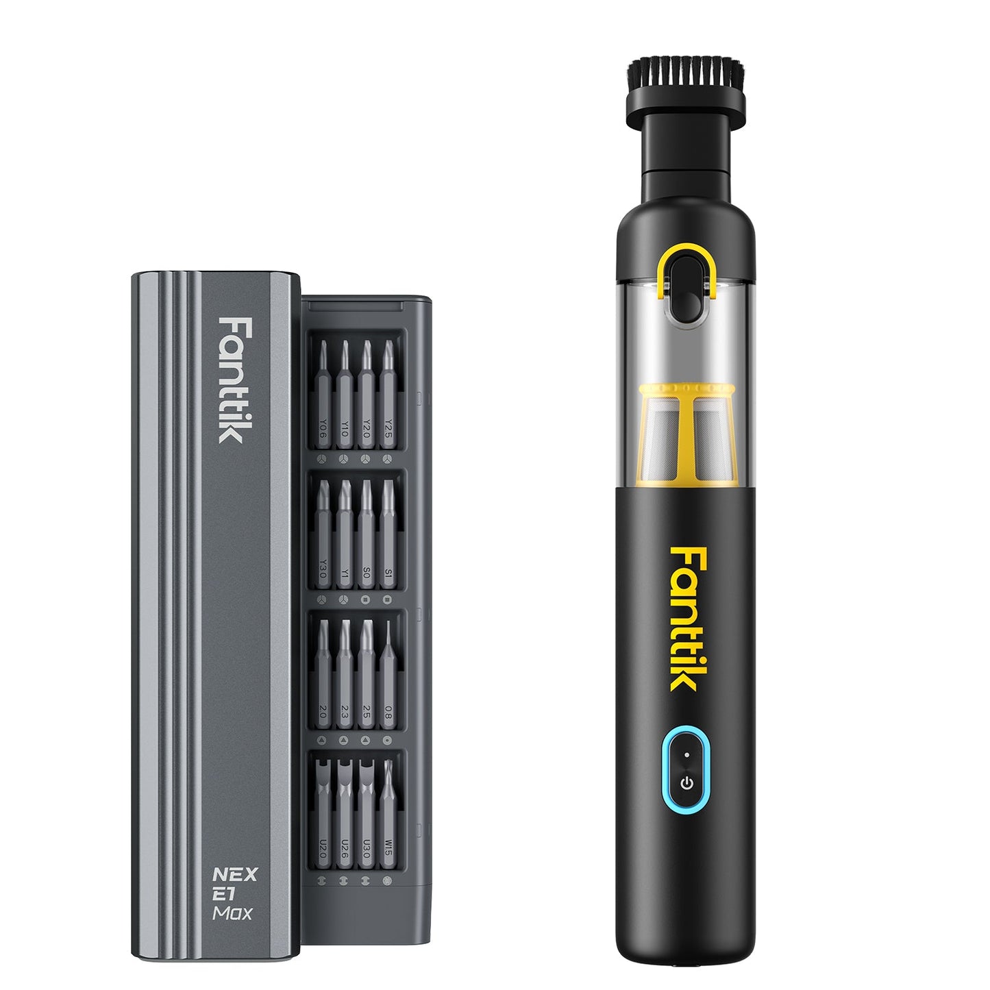Fanttik E1 MAX Electric Screwdriver and V8 APEX Car Vacuum