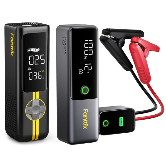 Fanttik X8 APEX Tire Inflator and Potent T10 1800 Amp Jump Starter